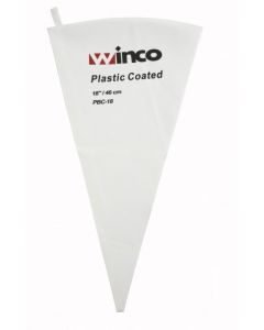 Winco 18" Pastry Bag Cotton W/Plastic Coated PBC-18