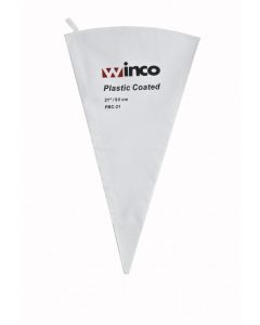 Winco 21" Pastry Bag Cotton W/Plastic Coated PBC-21