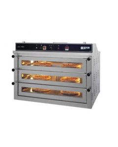 Doyon PIZ3G - Gas Three Deck Countertop Convection Pizza Oven - 30" x 21" x 4.75" Decks