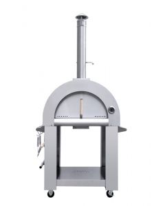 Omcan 32" Stainless Steel Pizza Wood Burning Oven