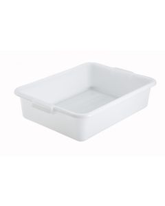 Winco Dish Box 5", White   PL-5W