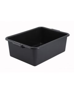Winco Dish Box 7", Black   PL-7K
