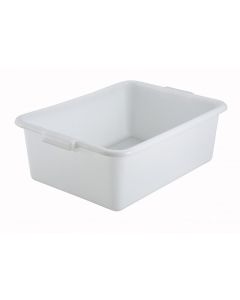 Winco Dish Box 7", White   PL-7W