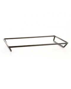 Elite Global Solutions Black Rubber Coated Steel Rack QSS12202