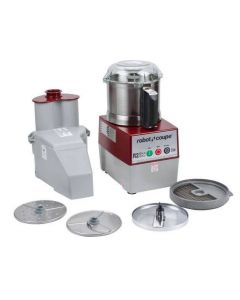 Robot Coupe R2U DICE Combination Continuous Feed Food Processor / Dicer with 3 Qt. Stainless Steel Bowl - 2 hp