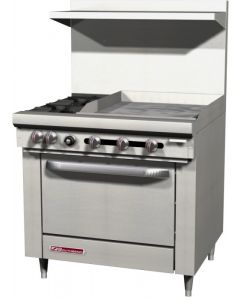 Southbend S36D-1G S-Series Range 4 Burners