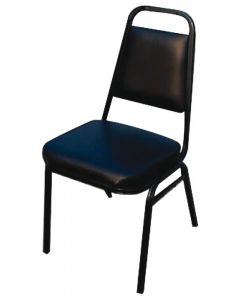 Winco Stacking Chair, 2" Black Pad   SC-2K