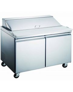 Zanduco 60" Refrigerated Prep Table 15.5 cu. Ft.