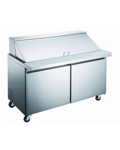 Zanduco 47" Mega Refrigerated Prep Table 9.5 cu. ft.