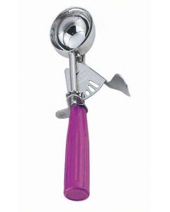 Omcan Ice Cream Scoop 7/8 Oz Size 40 Orchid
