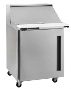 Centerline CLPT-2708-SD-R 27" 8 Pan Prep Table Salad/Sandwich Unit Refrigerator