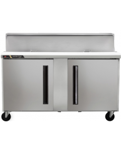 Centerline CLPT-6016-SD-LR 60" 16 Pan Prep Table Salad/Sandwich Unit Refrigerator
