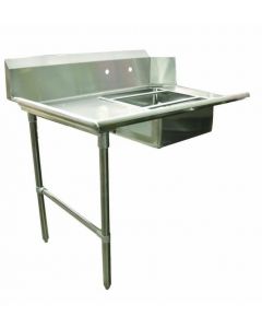 Zanduco 48"  Left Side Soiled Dish Table with Sink