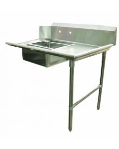 Zanduco 48"  Right Side Soiled Dish Table with Sink