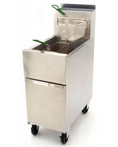 Garland Dean SR142G Super Runner Fryer Floor Model 50 lb. Capacity Natural Gas or Liquid Propane - 105,000 BTU