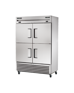 True T-49DT-4 Four Solid Half Door Combination Reach In Refrigerator / Freezer