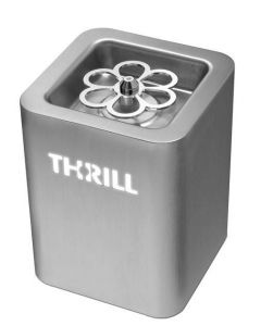 Thrill Vortex F1-PRO Stainless Steel Tabletop Glass Chiller and Sanitizer - 6640TH001