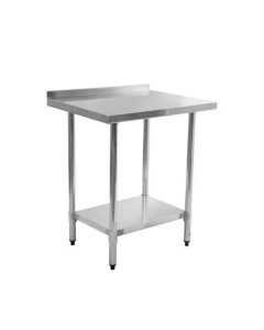 Zanduco 30'' Depth Stainless Steel Standard Worktable with Undershelf and 4