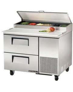 True TPP-AT-44D-2-HC 44" Two Drawer Refrigerated Pizza Prep Table