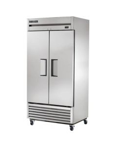 True T-35F-HC 40" Two Section Solid Door Reach in Freezer - 35 cu. ft.