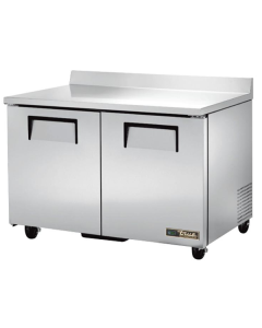 True TWT-48-HC 48" 2-Door Worktop Refrigerator