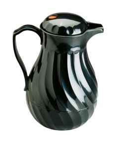 Vollrath Tilt & Pour SwirlServe 64 oz Beverage Server - Black 52144