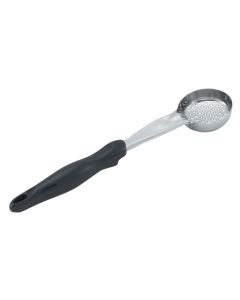 Vollrath 2 oz One-Piece Heavy-Duty Spoodle - Black Handle Round Bowl - 2OZ 6432220