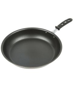 Vollrath Tribute® 12" 3-Ply Fry Pan with Natural Finish and TriVent® Silicone Handle