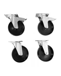 Omcan Wheels for Entry Max Pizza Oven Stand - Set of 4