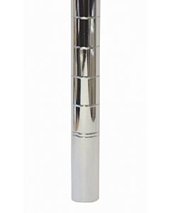 Zanduco Heavy-Duty Commercial Chrome Post without Leveler