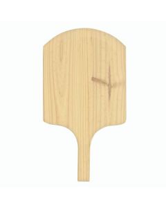 Omcan 12" x 14" Wooden Pizza Peel Overall Length 22"