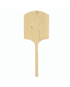 Omcan 16" x 18" Wooden Pizza Peel Overall Length 42"