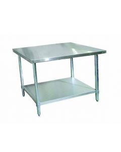 Zanduco Stainless Steel Worktable 30" X 60" with undershelf - Heavy-Duty