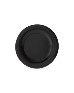 GET WP-10-BK Black Elegance™ 10.5" Wide Rim Plate - 12/case