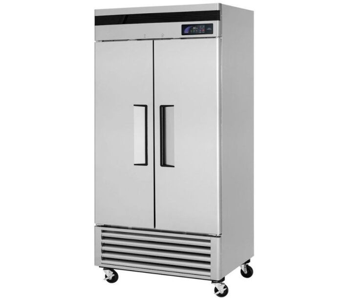 Turbo Air TSR-35SD-N6 Super Deluxe 40" Bottom Mounted Solid Door Reach-In Refrigerator with LED Lighting - CA