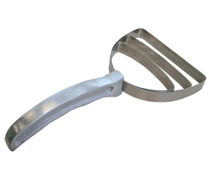 Omcan Square Stainless Steel Meat Scraper - CA