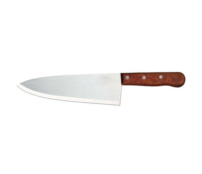 Omcan 8" Medium Cook Knife, Wood Handle - CA