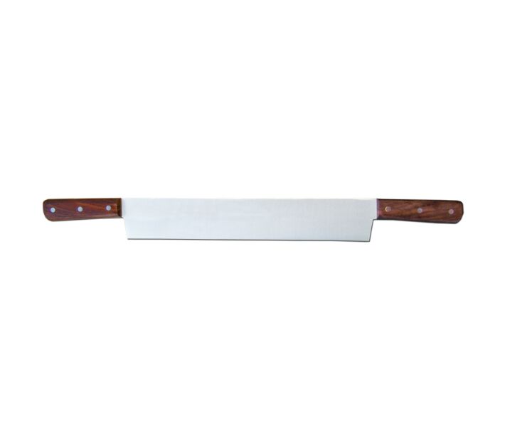 Omcan 14" Cheese Knife Wood Double Handle - USA