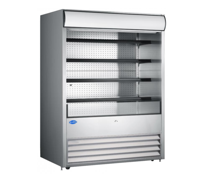 Zanduco 72" Grab-and-Go Open Refrigerated Floor Self-Serve Display Case with 1048L Capacity - 220V, 1960W - USA