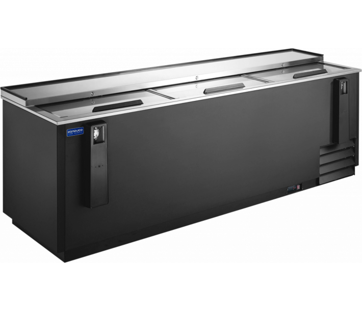 Zanduco 95" Reach-in Beer Bottle Cooler with 580L Capacity - 115V - USA
