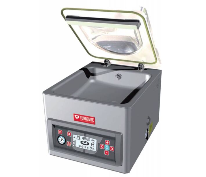 Omcan Turbovac Table Top Vacuum Packaging Machine with 11" Seal Bar - 4 M³ Pump 50006 MET Certified - USA