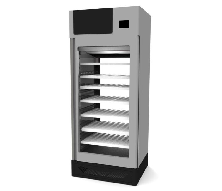 Omcan Affinacheese 330 lb. Cheese Drying Cabinet with ClimaTouch and Fumotic - 220V, STG150TFO - USA