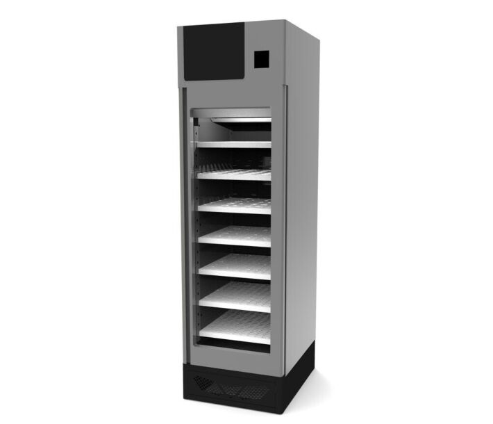 Omcan Affinacheese 220 lb. Cheese Drying Cabinet with ClimaTouch and Fumotic - 220V, STG100TFO - USA