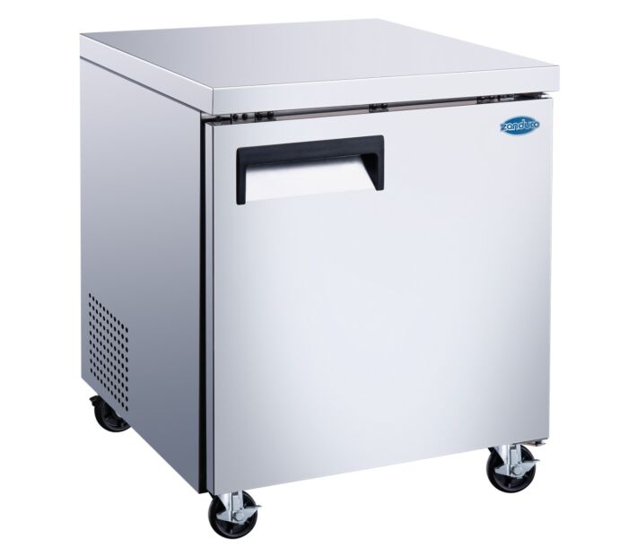 Zanduco 27" Stainless Steel Single-Door Undercounter Refrigerator with 117L Capacity - 115V - CA