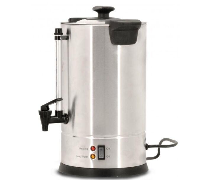 Omcan 6.3 L / 1.6 Gallon Stainless Steel Coffee Percolator 43 Cup - CA