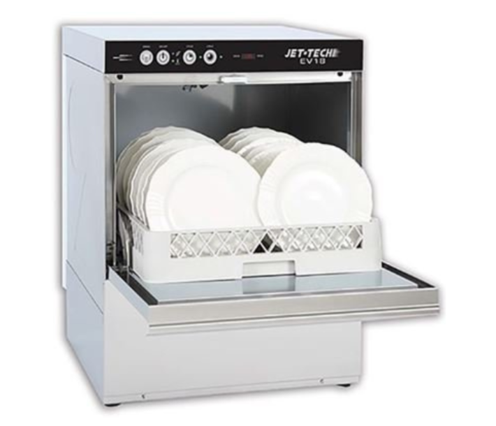 Jet-Tech EV18 High Temp Undercounter Dishwasher with Microfiltration - CA