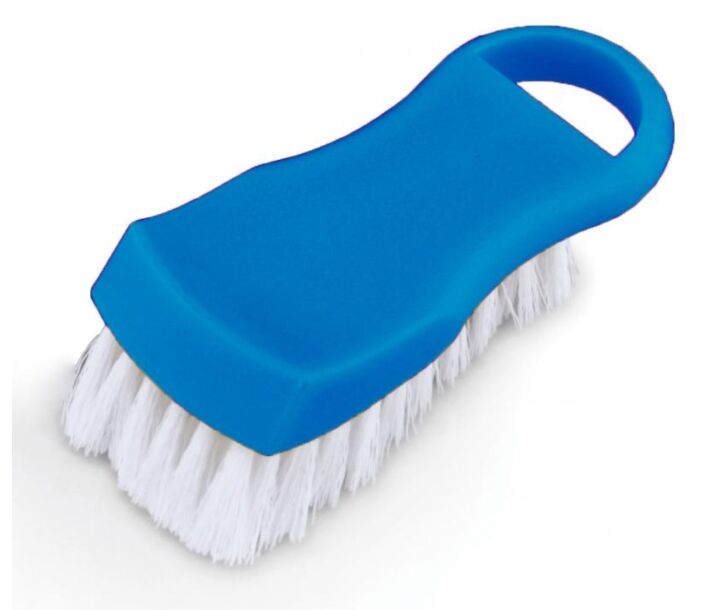 Omcan Plastic Cutting Board Brush - Blue - USA