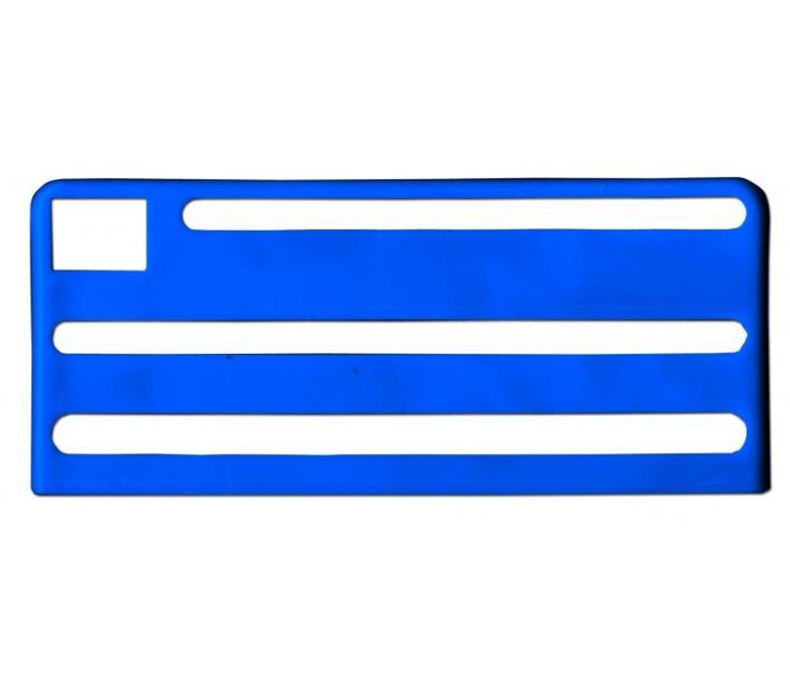 Omcan Blue Insert for Extra Small Stainless Steel Knife Racks - USA