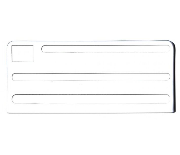 Omcan White Insert for Extra Small Stainless Steel Knife Racks - CA