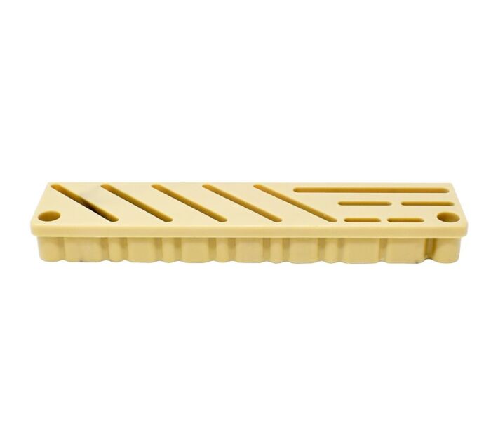 Omcan Tan Insert for Small Stainless Steel Knife Racks - CA
